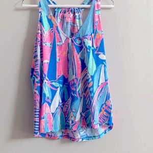 Multicolor tank top condition good. Medium